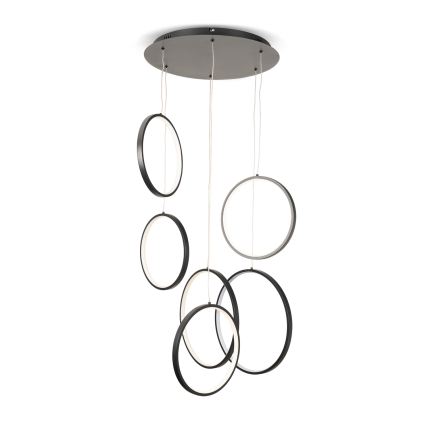 BRILAGI - LED полилей на кабел ECHO LED/80W/230V 4000K Ø 50 см черен