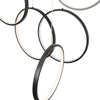 BRILAGI - LED полилей на кабел ECHO LED/80W/230V 4000K Ø 50 см черен