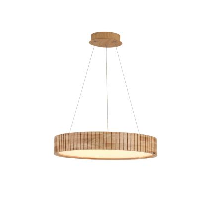 Brilagi - LED полилей на кабел FALCON WOOD MODERN LED/30W/230V 3000/4000/6000K Ø 45 см дърво
