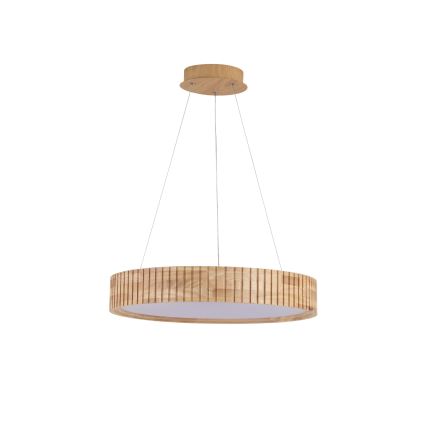 Brilagi - LED полилей на кабел FALCON WOOD MODERN LED/30W/230V 3000/4000/6000K Ø 45 см дърво