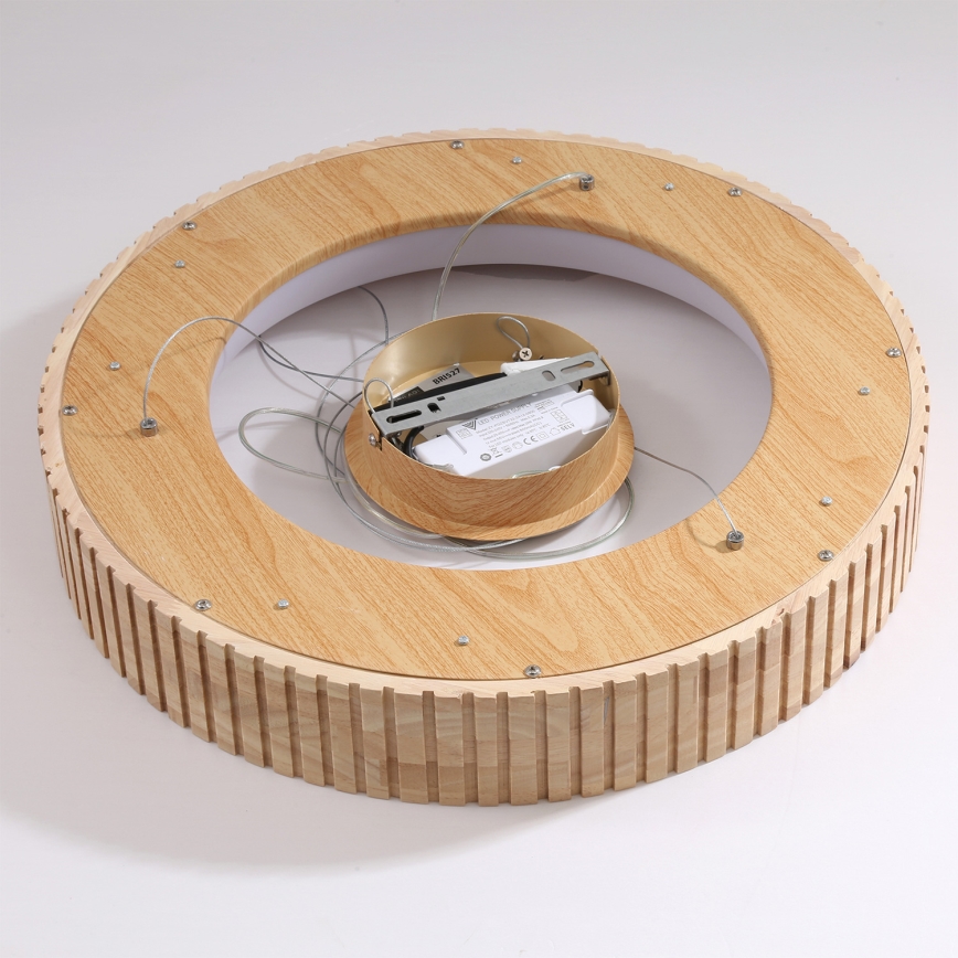 Brilagi - LED полилей на кабел FALCON WOOD MODERN LED/30W/230V 3000/4000/6000K Ø 45 см дърво