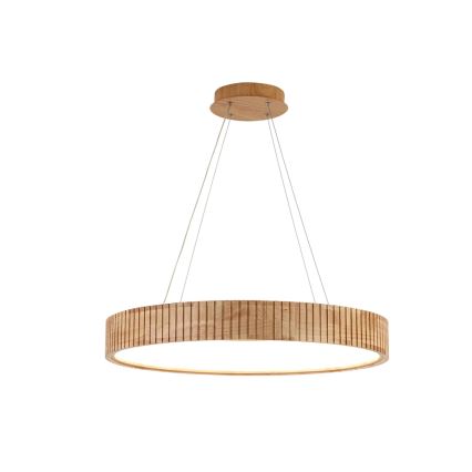 Brilagi - LED полилей на кабел FALCON WOOD MODERN LED/40W/230V 3000/4000/6000K диаметър 60 cm дърво