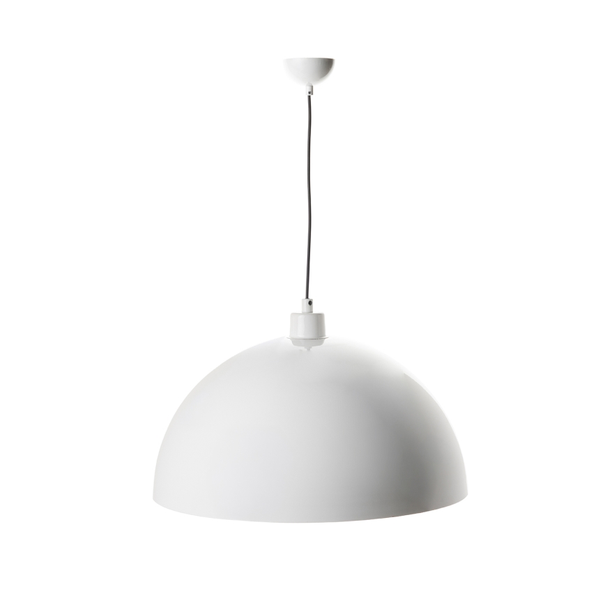 Brilagi - LED полилей на кабел METALO 1xE27/40W/230V Ø 60 cm бял/меден