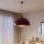 Brilagi - LED полилей на кабел METALO 1xE27/40W/230V Ø 60 cm бордо/меден