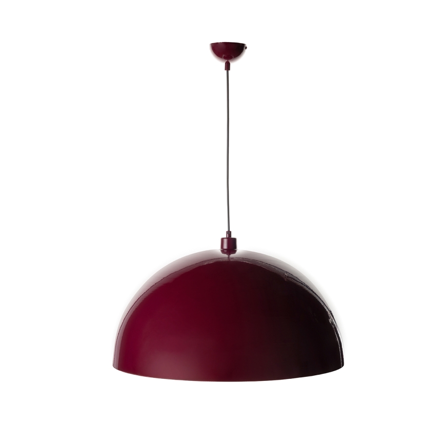 Brilagi - LED полилей на кабел METALO 1xE27/40W/230V Ø 60 cm бордо/меден