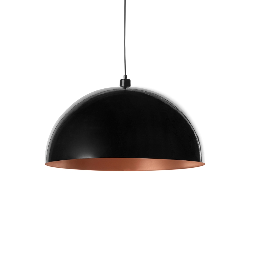 Brilagi - LED полилей на кабел METALO 1xE27/40W/230V Ø 60 cm черен/меден