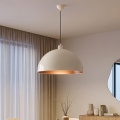 Brilagi - LED полилей на кабел METALO 1xE27/40W/230V Ø 60 см бежов/меден