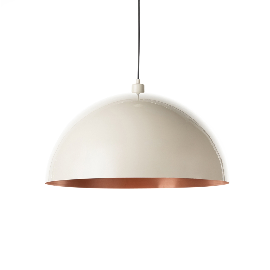 Brilagi - LED полилей на кабел METALO 1xE27/40W/230V Ø 60 см бежов/меден