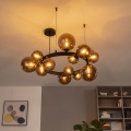 Brilagi - LED полилей на кабел MILLA 15xG9/3W/230V кафяв/опушен