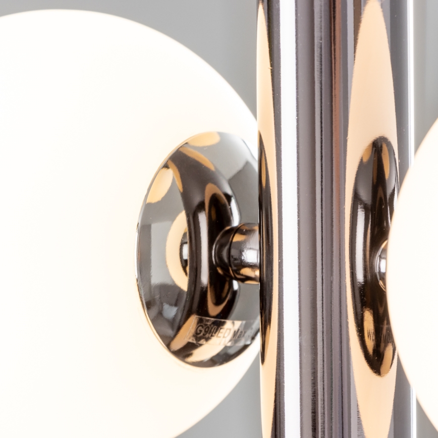 Brilagi - LED полилей на кабел MILLA 6xG9/3W/230V черен хром/бял