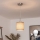 Brilagi - LED полилей на кабел NUBILA 1xE27/60W/230V, диам. 14 см, кафяв