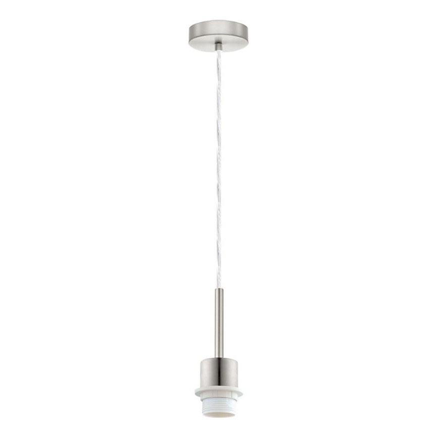 Brilagi - LED полилей на кабел NUBILA 1xE27/60W/230V, диам. 14 см, кафяв