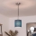Brilagi - LED полилей на кабел NUBILA 1xE27/60W/230V диаметър 14 см черен/тъмносин