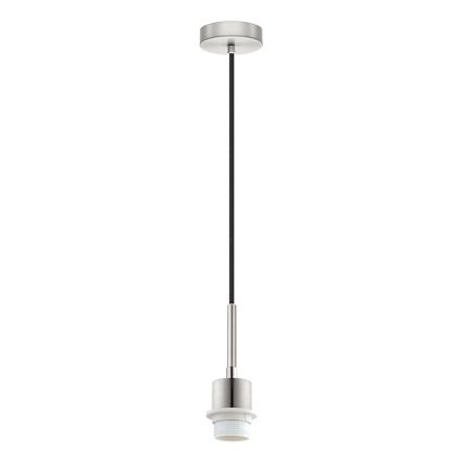 Brilagi - LED полилей на кабел NUBILA 1xE27/60W/230V диаметър 14 см черно/кафяво