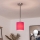 Brilagi - LED полилей на кабел NUBILA 1xE27/60W/230V pr. 14 cm черен/розов