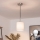 Brilagi - LED полилей на кабел NUBILA 1xE27/60W/230V Ø 14 cm черно/бяло