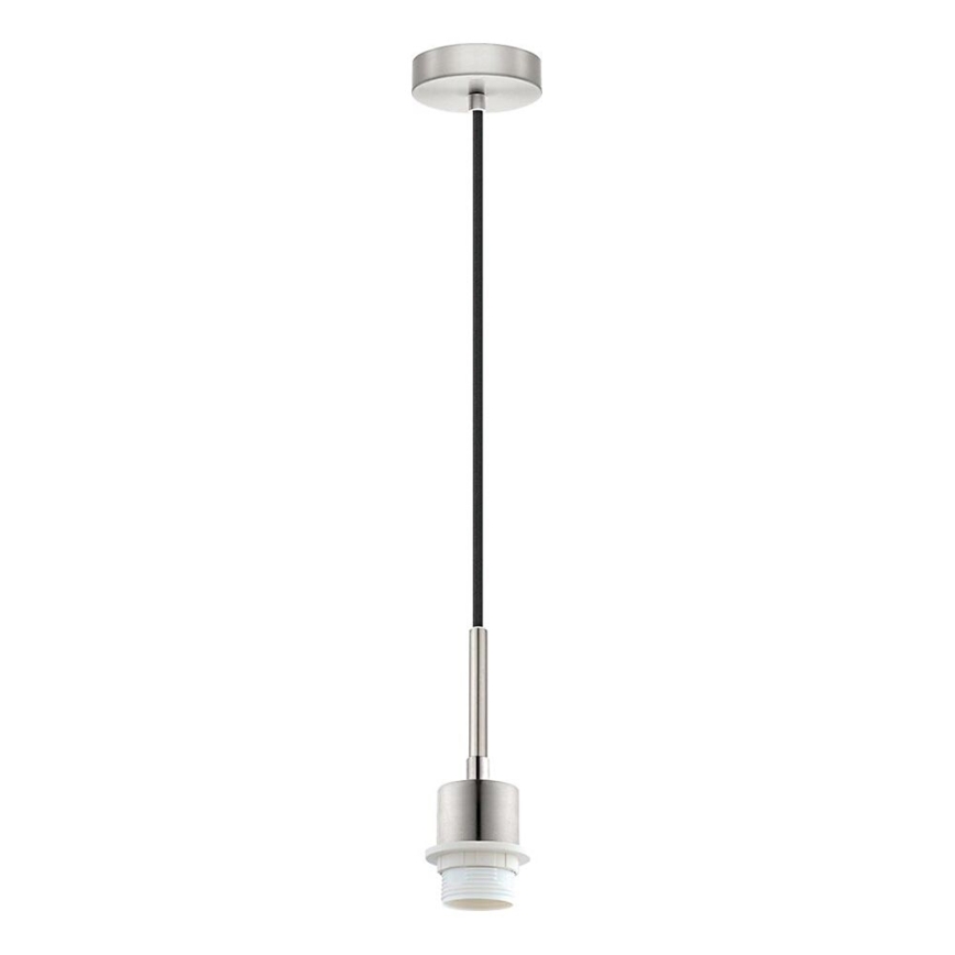 Brilagi - LED полилей на кабел NUBILA 1xE27/60W/230V Ø 14 cm черно/бяло