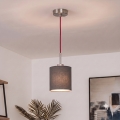 Brilagi - LED полилей на кабел NUBILA 1xE27/60W/230V Ø 14 cm червен/антрацит