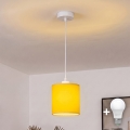 BRILAGI - LED полилей на кабел NUBILA 1xE27/60W/230V Ø 14 см бял/жълт