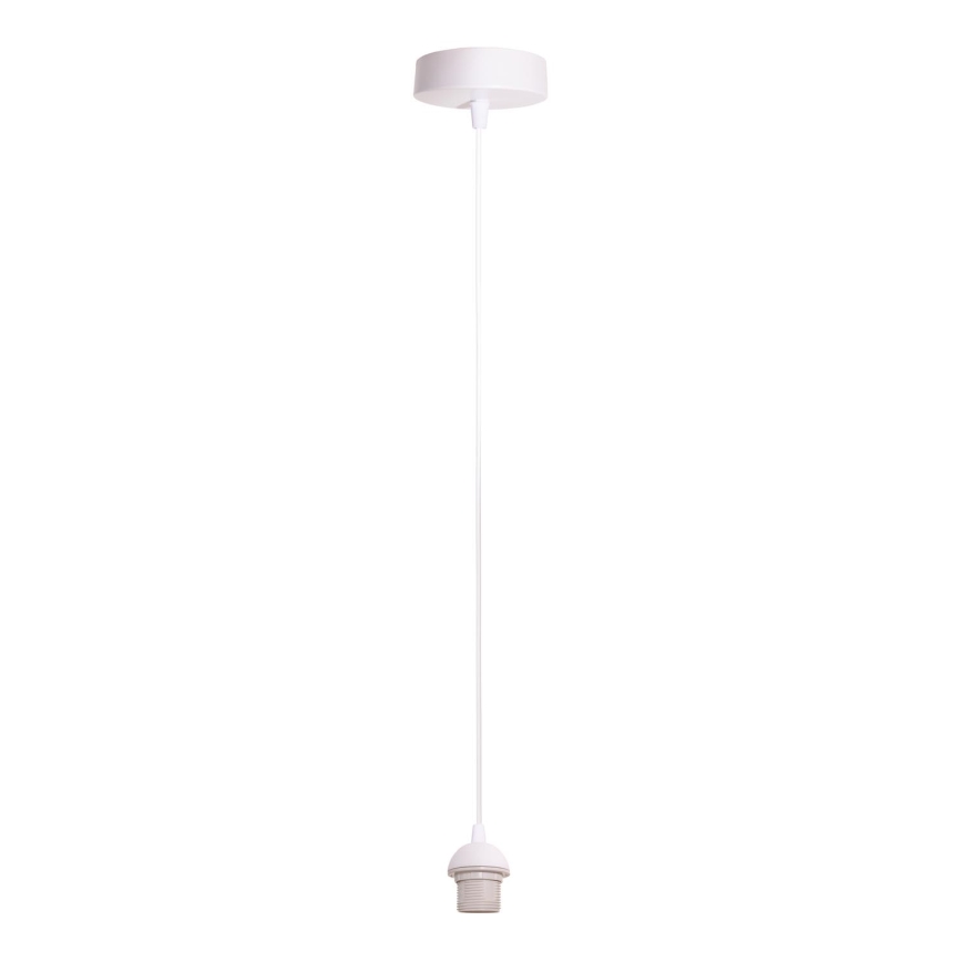 BRILAGI - LED полилей на кабел NUBILA 1xE27/60W/230V Ø 14 см бял/кремав