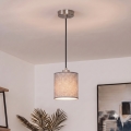 Brilagi - LED полилей на кабел NUBILA 1xE27/60W/230V Ø 14 см черен/сив
