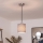 Brilagi - LED полилей на кабел NUBILA 1xE27/60W/230V Ø 14 см черен/сив