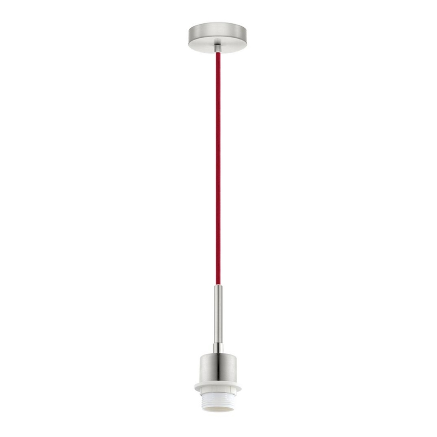 Brilagi - LED полилей на кабел NUBILA 1xE27/60W/230V Ø 14 см червен/черен