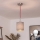 Brilagi - LED полилей на кабел NUBILA 1xE27/60W/230V Ø 14 см червен/сив