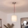 Brilagi - LED полилей на кабел NUBILA 1xE27/60W/230V Ø 14 см червен/кремав