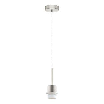 Brilagi - LED полилей на кабел NUBILA 1xE27/60W/230V Ø 14 см, светлосив