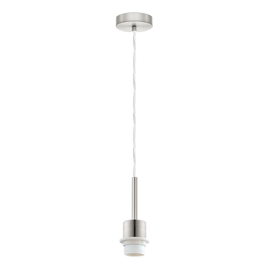 Brilagi - LED полилей на кабел NUBILA 1xE27/60W/230V Ø 14 см, светлосив