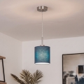 Brilagi - LED полилей на кабел NUBILA 1xE27/60W/230V Ø 14 см тъмносин