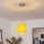 Brilagi - LED полилей на кабел NUBILA 1xE27/60W/230V Ø 14 см, жълт