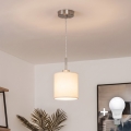 Brilagi - LED полилей на кабел NUBILA 1xE27/60W/230V Ø 14 см кремав