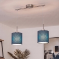Brilagi - LED полилей на кабел NUBILA 2xE27/60W/230V тъмносин