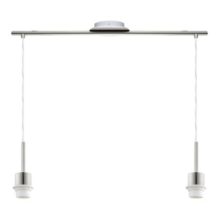 Brilagi - LED полилей на кабел NUBILA 2xE27/60W/230V в помпейско червено