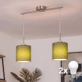 Brilagi - LED полилей на кабел NUBILA 2xE27/60W/230V зелен