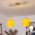 Brilagi - LED полилей на кабел NUBILA 2xE27/60W/230V жълт