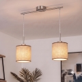 Brilagi - LED полилей на кабел NUBILA 2xE27/60W/230V кафяв