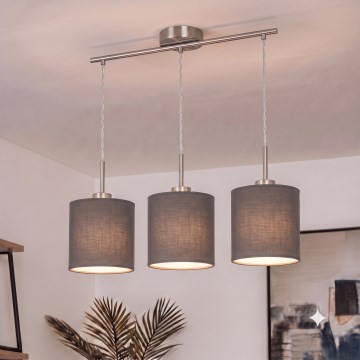 Brilagi - LED полилей на кабел NUBILA 3xE27/60W/230V антрацит