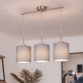 Brilagi - LED полилей на кабел NUBILA 3xE27/60W/230V светлосив