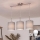 Brilagi - LED полилей на кабел NUBILA 3xE27/60W/230V светлосив