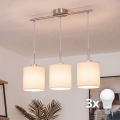 Brilagi - LED полилей на кабел NUBILA 3xE27/60W/230V в кремав цвят