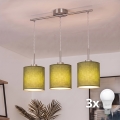 Brilagi - LED полилей на кабел NUBILA 3xE27/60W/230V зелен