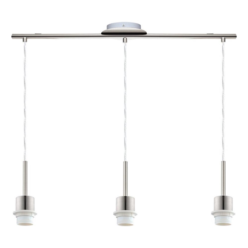 Brilagi - LED полилей на кабел NUBILA 3xE27/60W/230V кафяв