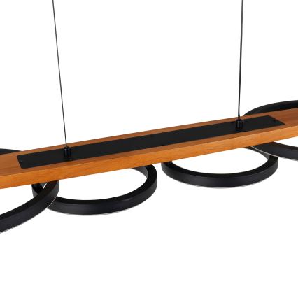BRILAGI - LED полилей на кабел PLANK LED/35W/230V 4000K 30x100 см дърво