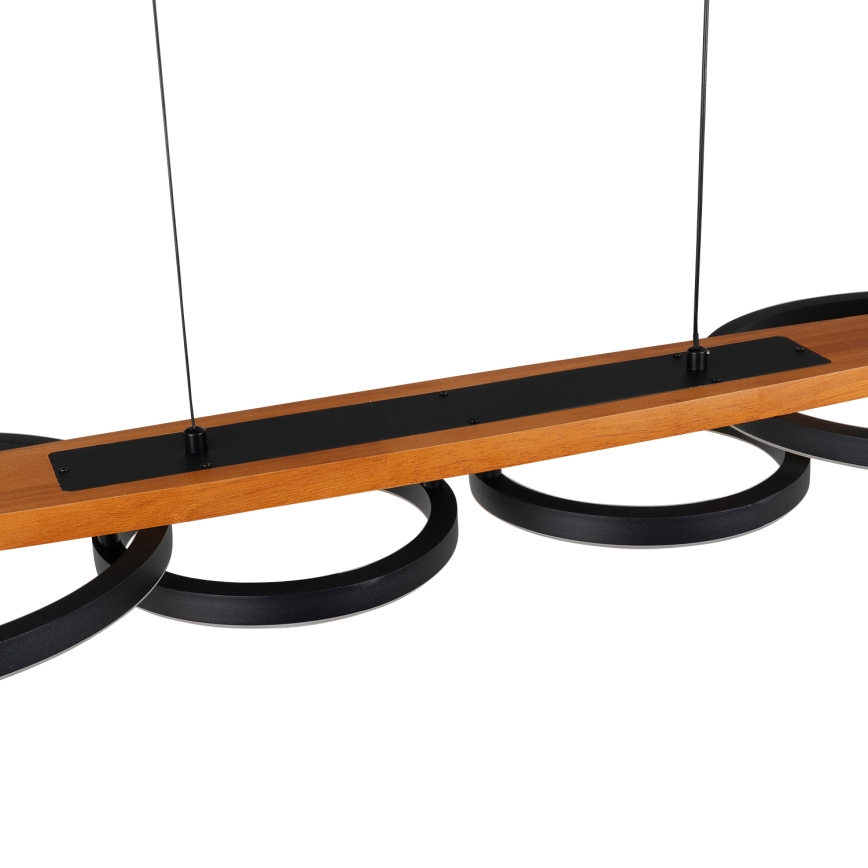 BRILAGI - LED полилей на кабел PLANK LED/35W/230V 4000K 30x100 см дърво