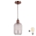 Brilagi - LED полилей на кабел RETRO GLASS 1xE27/60W/230V диаметър 14 см меден/бял