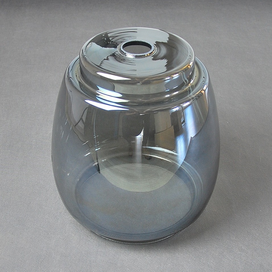 BRILAGI - LED полилей на кабел RETRO GLASS 2xE27/60W/230V матов хром/опушено сиво