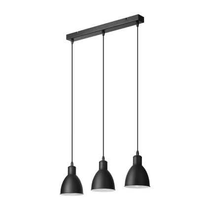 Brilagi - LED полилей на кабел RIDDY 3xE27/60W/230V черен